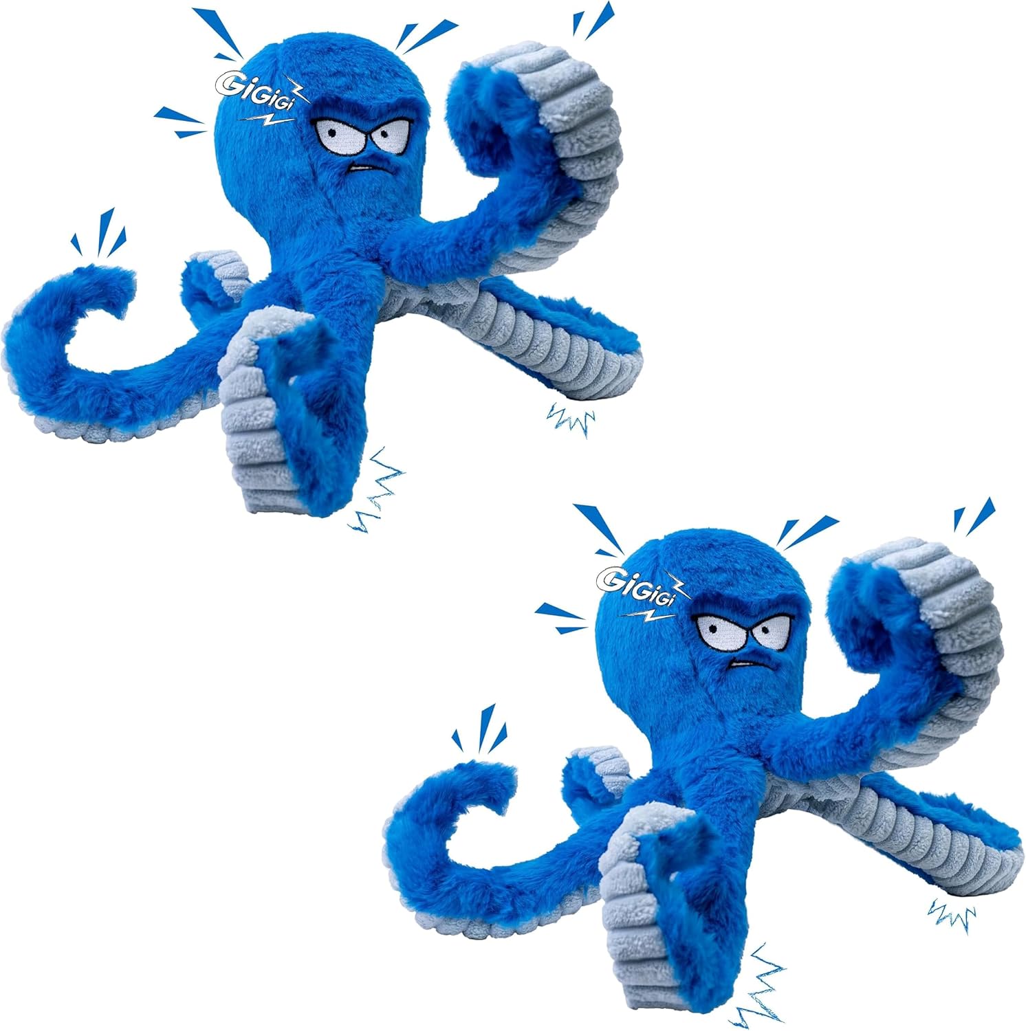 LEGEND SANDY double-stitched crinkle octopus toys